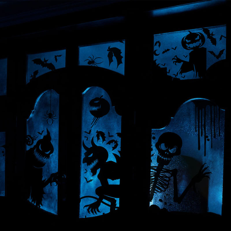 4 Pcs - Halloween Spooky Window Cling-Next Deal Shop-Next Deal Shop