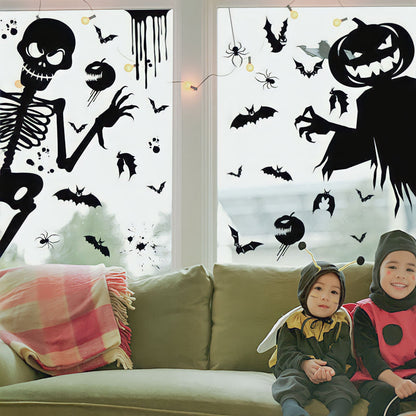 4 Pcs - Halloween Spooky Window Cling-Next Deal Shop-Next Deal Shop