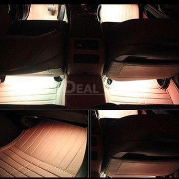 4 Pcs Underdash LED Lighting Kit - Plug and Play with Car Charger!-Next Deal Shop-White-Next Deal Shop