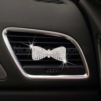 Rhinestone Bow Car Air Freshener