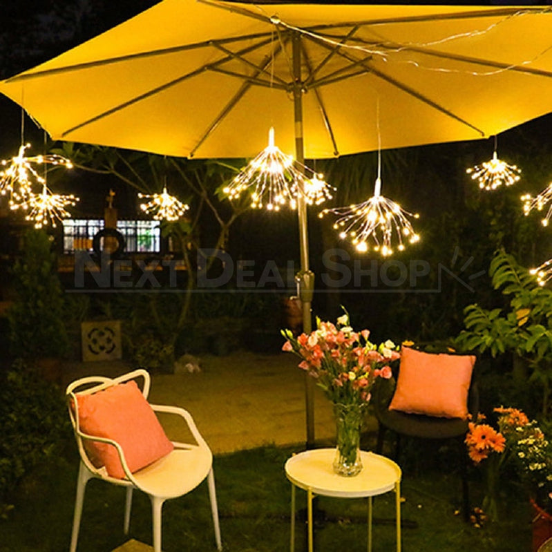 Led Copper Wire Starburst Light