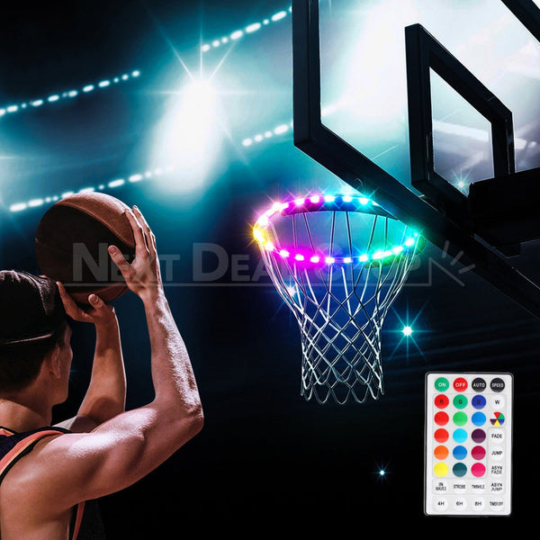 4.92ft LED Basketball Hoop Light with Remote Control