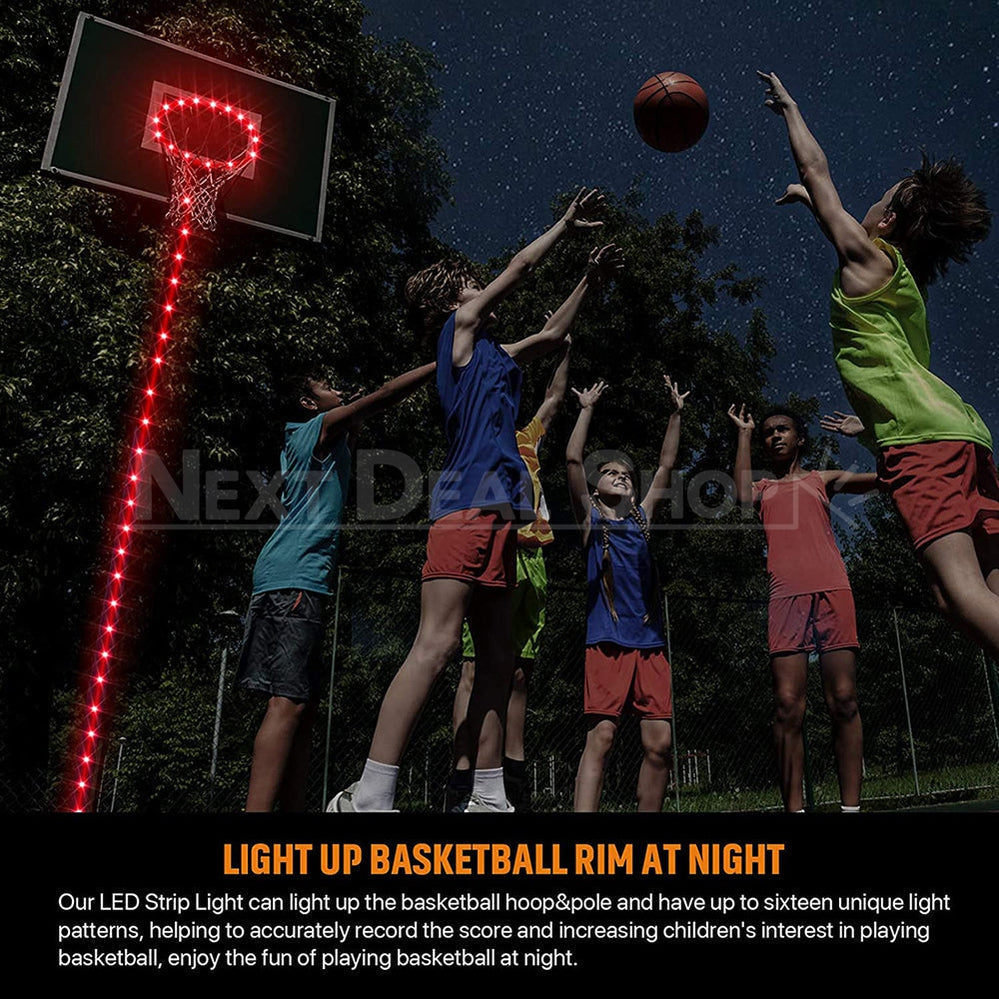 4.92ft LED Basketball Hoop Light with Remote Control-Next Deal Shop-Next Deal Shop