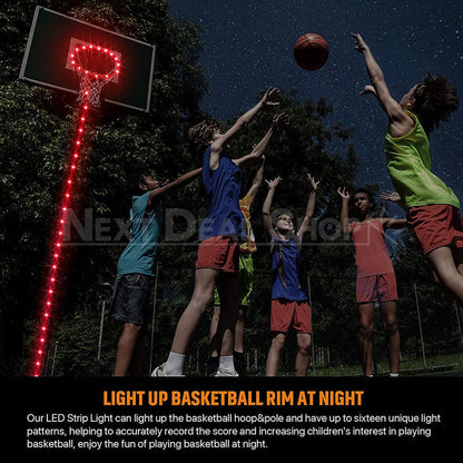 4.92ft LED Basketball Hoop Light with Remote Control-Next Deal Shop-Next Deal Shop