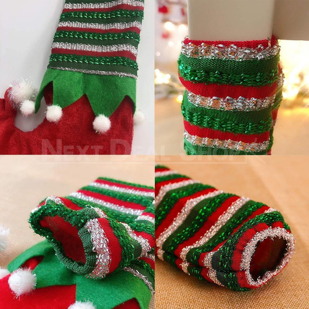4Pcs Christmas Elf Chair Leg Cover Decoration-Next Deal Shop-Next Deal Shop