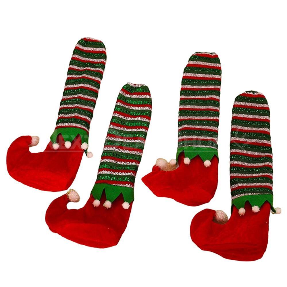4Pcs Christmas Elf Chair Leg Cover Decoration-Next Deal Shop-Next Deal Shop