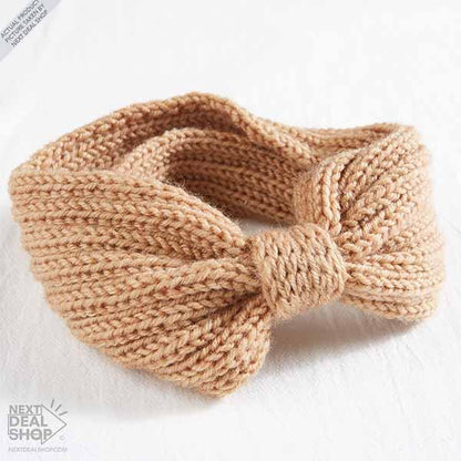Knit Bow Tie Hair Band