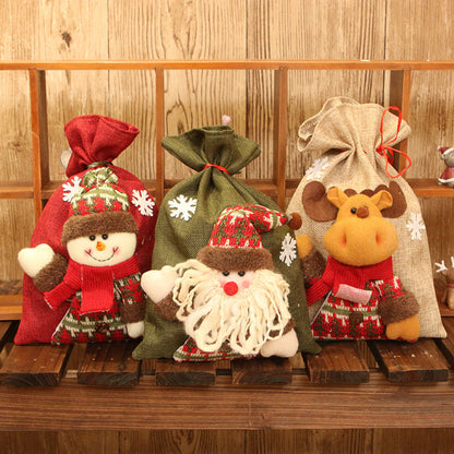Christmas Knitted Doll Candy Bag