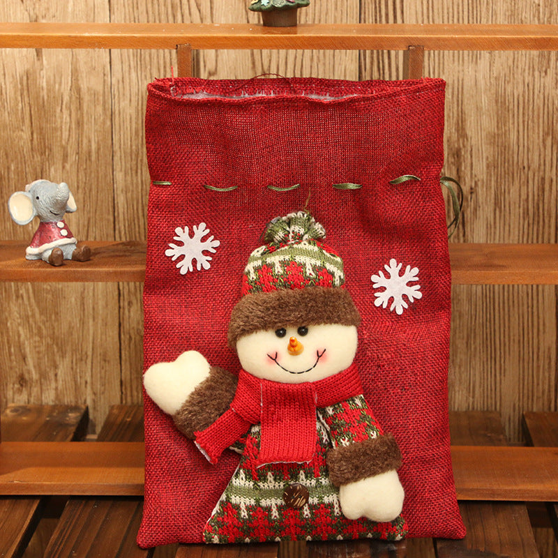 Christmas Knitted Doll Candy Bag