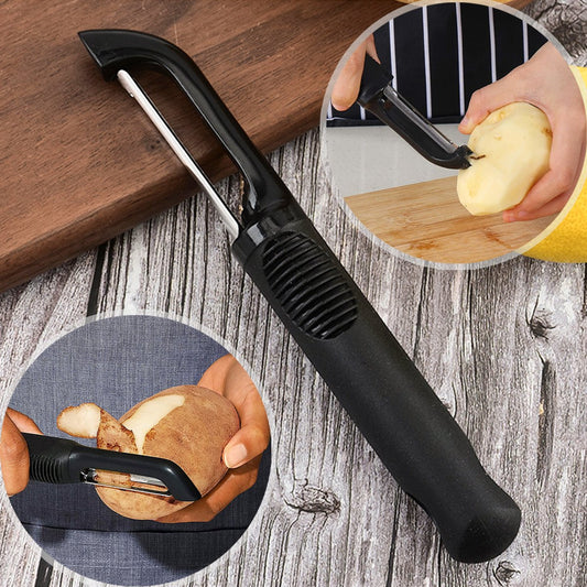 Stainless Steel Vegetable Peeler with Potato Eye Remover - Kitchen Cooking Fruit Potato Vegetable Prep Tool