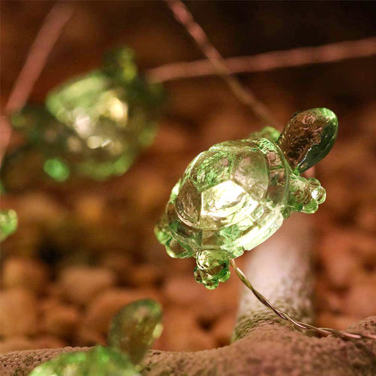 USB Powered Copper Wire Turtle Light - Home Bedroom Beach Theme Lighting Decor