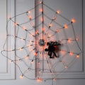 Giant Halloween Black Spider Wed Light with Remote Control (3.25ft Long)