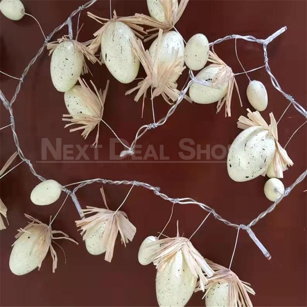 6.56ft Easter Egg Shaped LED String Light-Next Deal Shop-Next Deal Shop