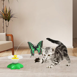 Rotating Butterfly Cat Toy