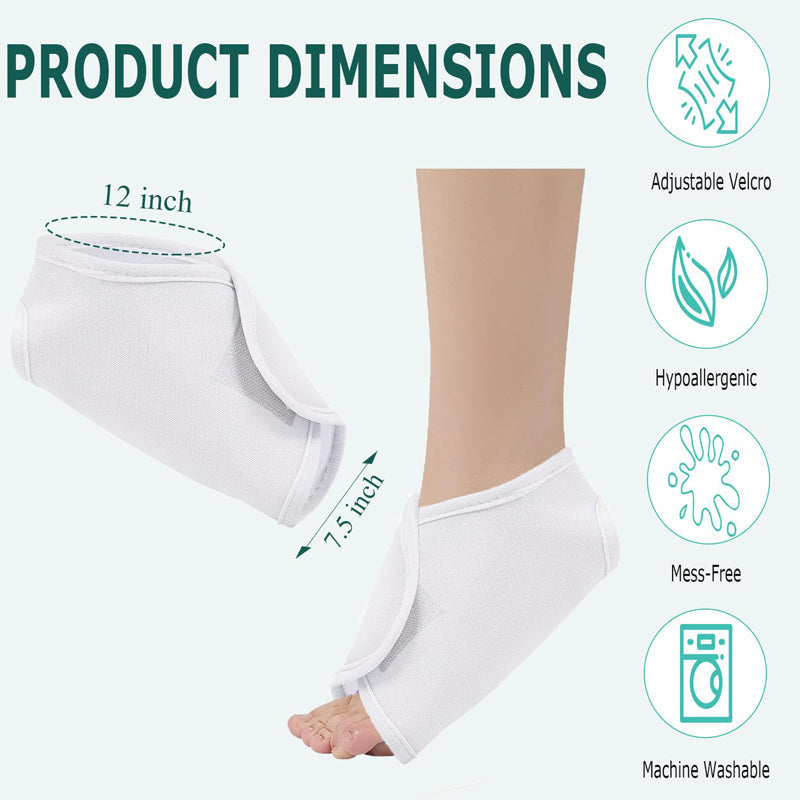 2 Pcs - Castor Oil Pack Wrap for Ankle - Ankle Discomfort Relief and Oil Therapy