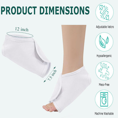 2 Pcs - Castor Oil Pack Wrap for Ankle - Ankle Discomfort Relief and Oil Therapy