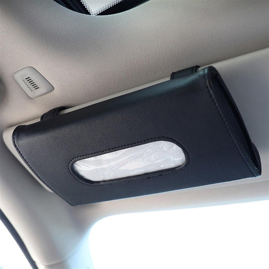Car Visor Tissue Holder - Car Interior Sun Visor Napkin Storage Accessory