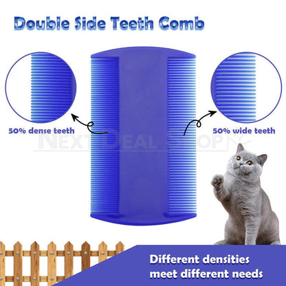 6 Pcs - Flea Comb for Pet - Dog Cat Hair Grooming Cleaning Comb
