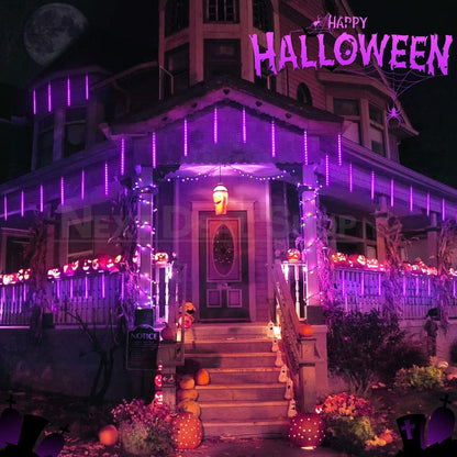 Halloween Purple Meteor Shower Light