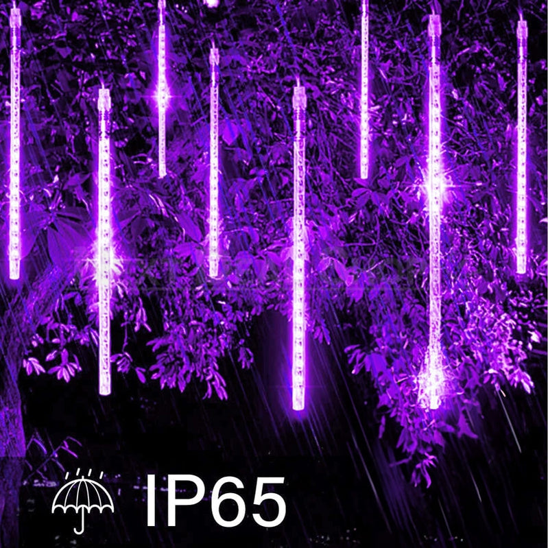 Halloween Purple Meteor Shower Light