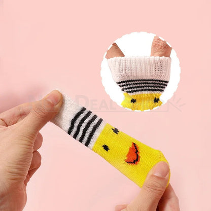 Anti-slip Pet Socks - 8 Pcs, Dog Paw Protection Socks