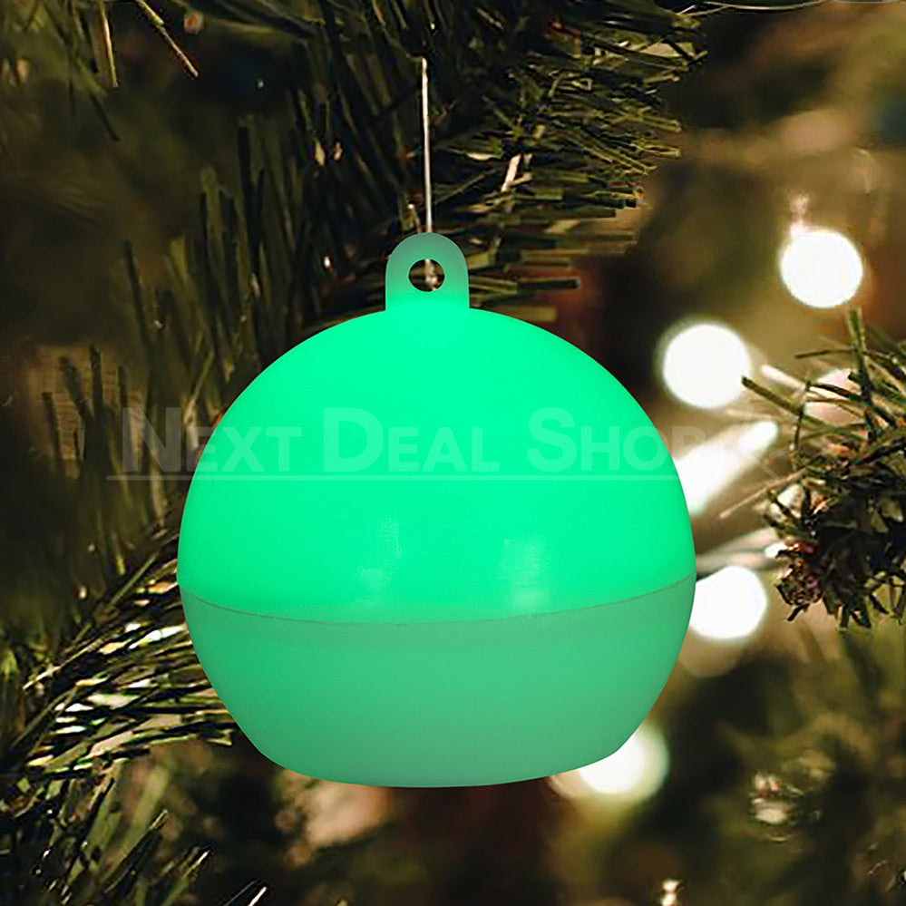 9 Pack Festive LED Ornaments - Christmas Tree Home Holiday Decor