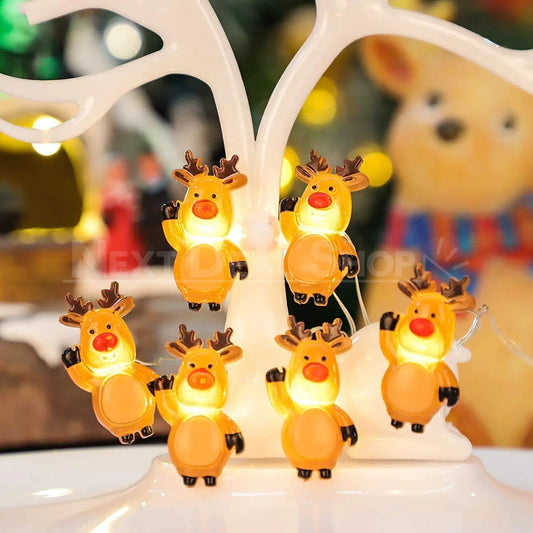 9.84 ft Christmas LED Reindeer String Light-Next Deal Shop-Next Deal Shop
