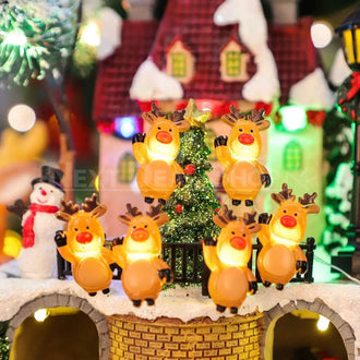 9.84 ft Christmas LED Reindeer String Light