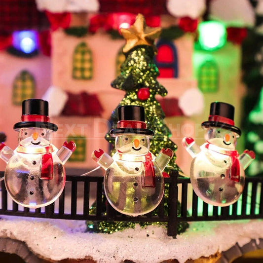 9.84 ft Christmas LED Snowman String Light-Next Deal Shop-Next Deal Shop