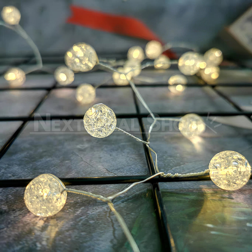 9.84 ft LED Firecracker Globe String Lights-Next Deal Shop-Next Deal Shop