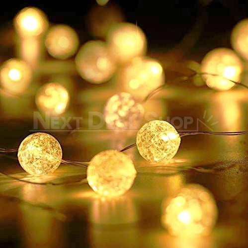 9.84 ft LED Firecracker Globe String Lights-Next Deal Shop-Next Deal Shop