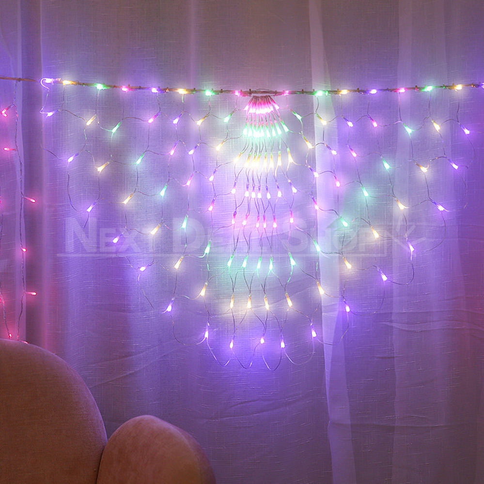 9.84ft LED Peacock Curtain String Lights (Extendable)-Next Deal Shop-Next Deal Shop