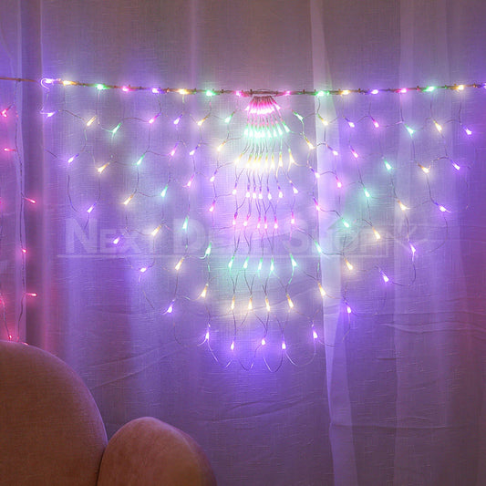 9.84ft LED Peacock Curtain String Lights (Extendable)-Next Deal Shop-Next Deal Shop