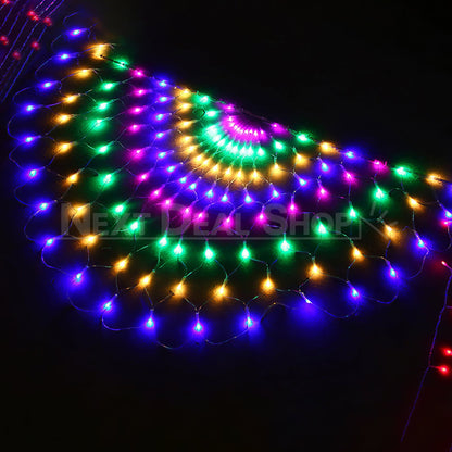 9.84ft LED Peacock Curtain String Lights (Extendable)-Next Deal Shop-Next Deal Shop