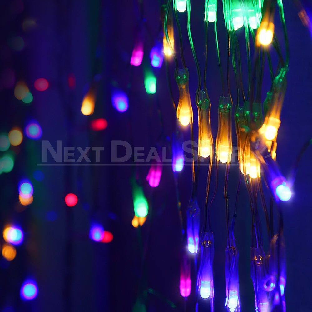 9.84ft LED Peacock Curtain String Lights (Extendable)-Next Deal Shop-Next Deal Shop