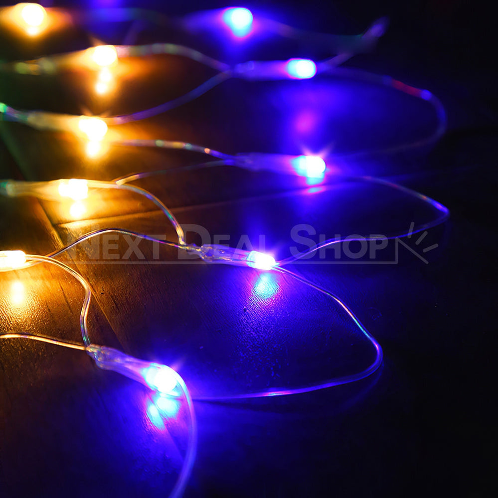 9.84ft LED Peacock Curtain String Lights (Extendable)-Next Deal Shop-Next Deal Shop