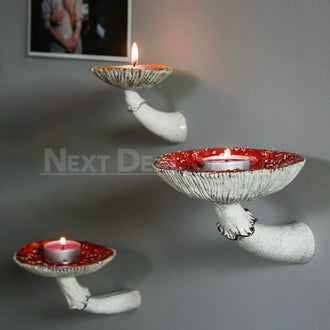 Amanita Mushroom Hanging Shelf