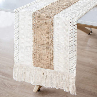 Bohemian Macrame Table Runner