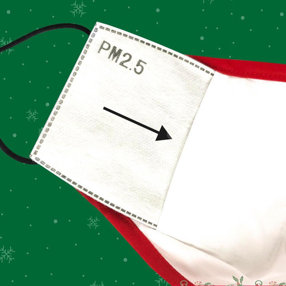 Christmas Santa Beard Face Mask with PM2.5 Carbon Filter-Next Deal Shop-Next Deal Shop