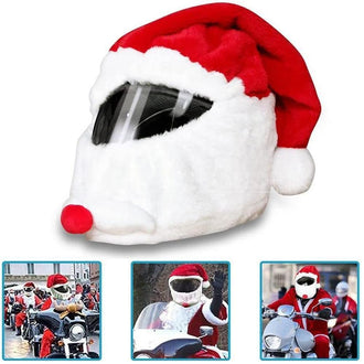 Christmas Santa Motorcycle Helmet Cover