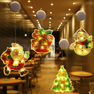 Christmas Window Light with Suction Cup