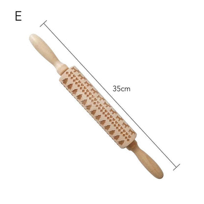 Christmas Wooden Rolling Pins-Next Deal Shop-E-Next Deal Shop