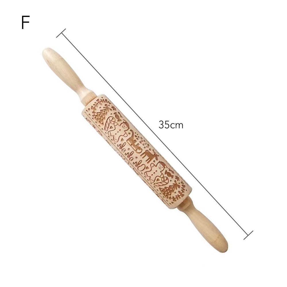 Christmas Wooden Rolling Pins-Next Deal Shop-F-Next Deal Shop