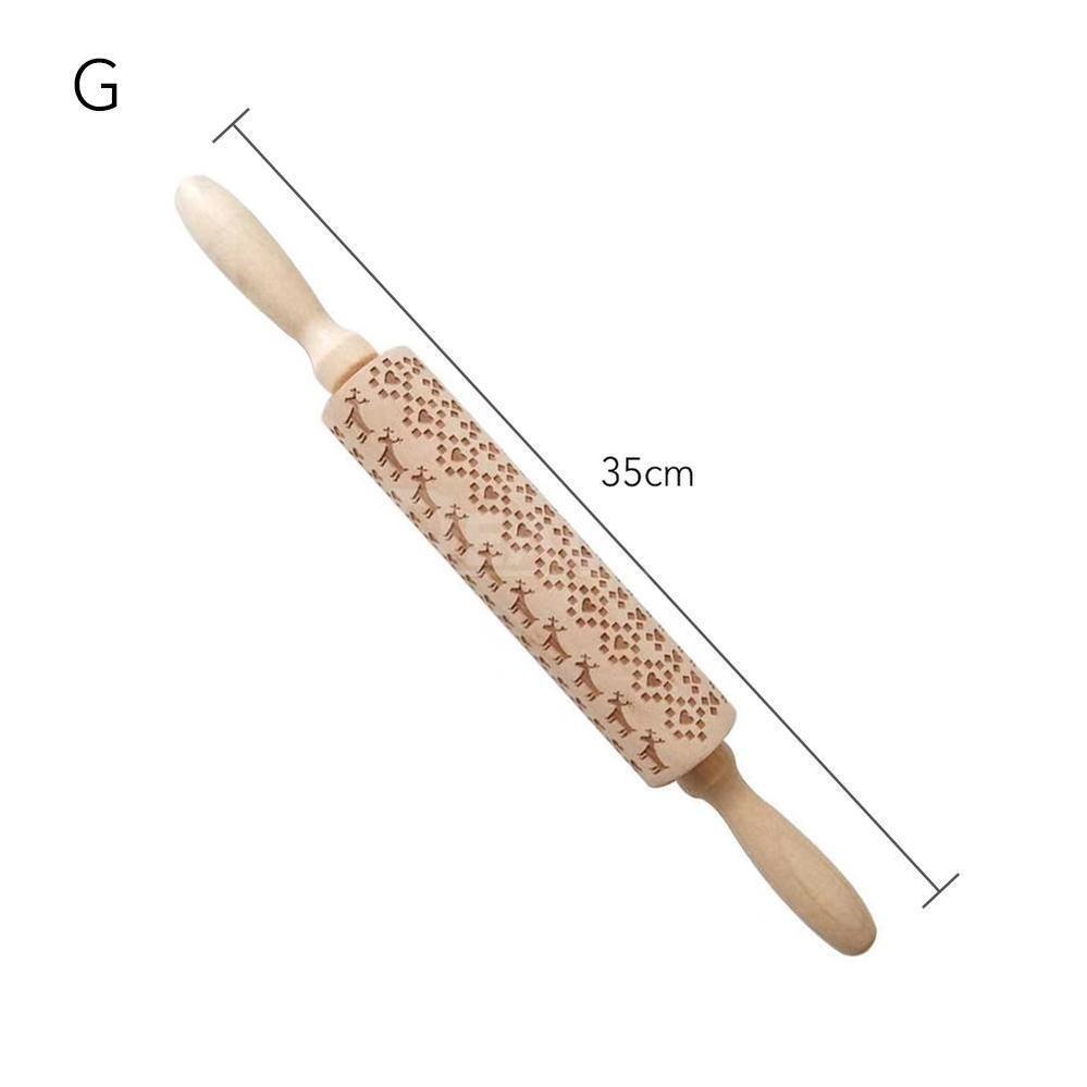 Christmas Wooden Rolling Pins-Next Deal Shop-G-Next Deal Shop