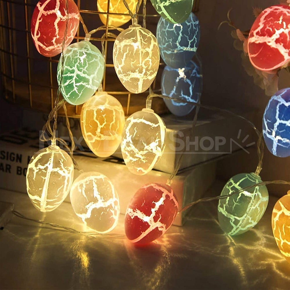 Colorful Easter Egg LED String Lights-Next Deal Shop-Next Deal Shop