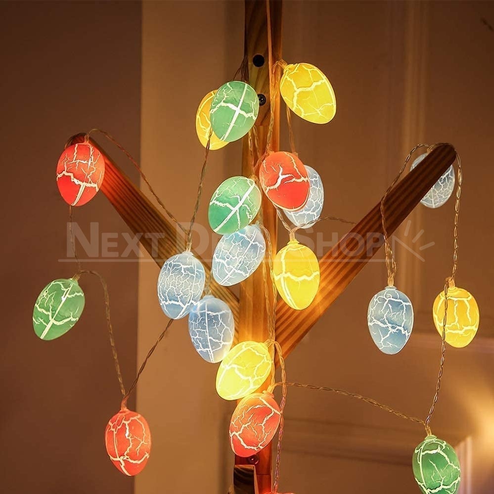 Colorful Easter Egg LED String Lights-Next Deal Shop-Next Deal Shop