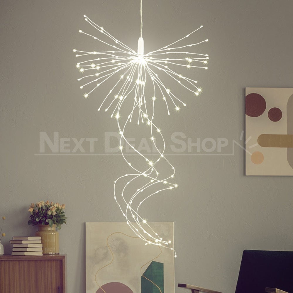 Copper Wire Hanging Star Light-Next Deal Shop-Cool white-Next Deal Shop