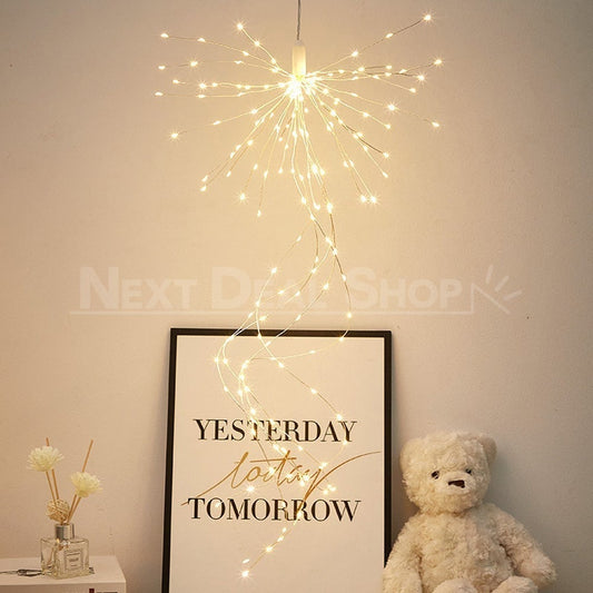 Copper Wire Hanging Star Light-Next Deal Shop-Warm white-Next Deal Shop