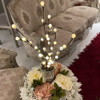 Cozy Decorative Twig Light With 20 LED Globes
