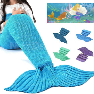 Crochet Mermaid Tail Lap Blanket